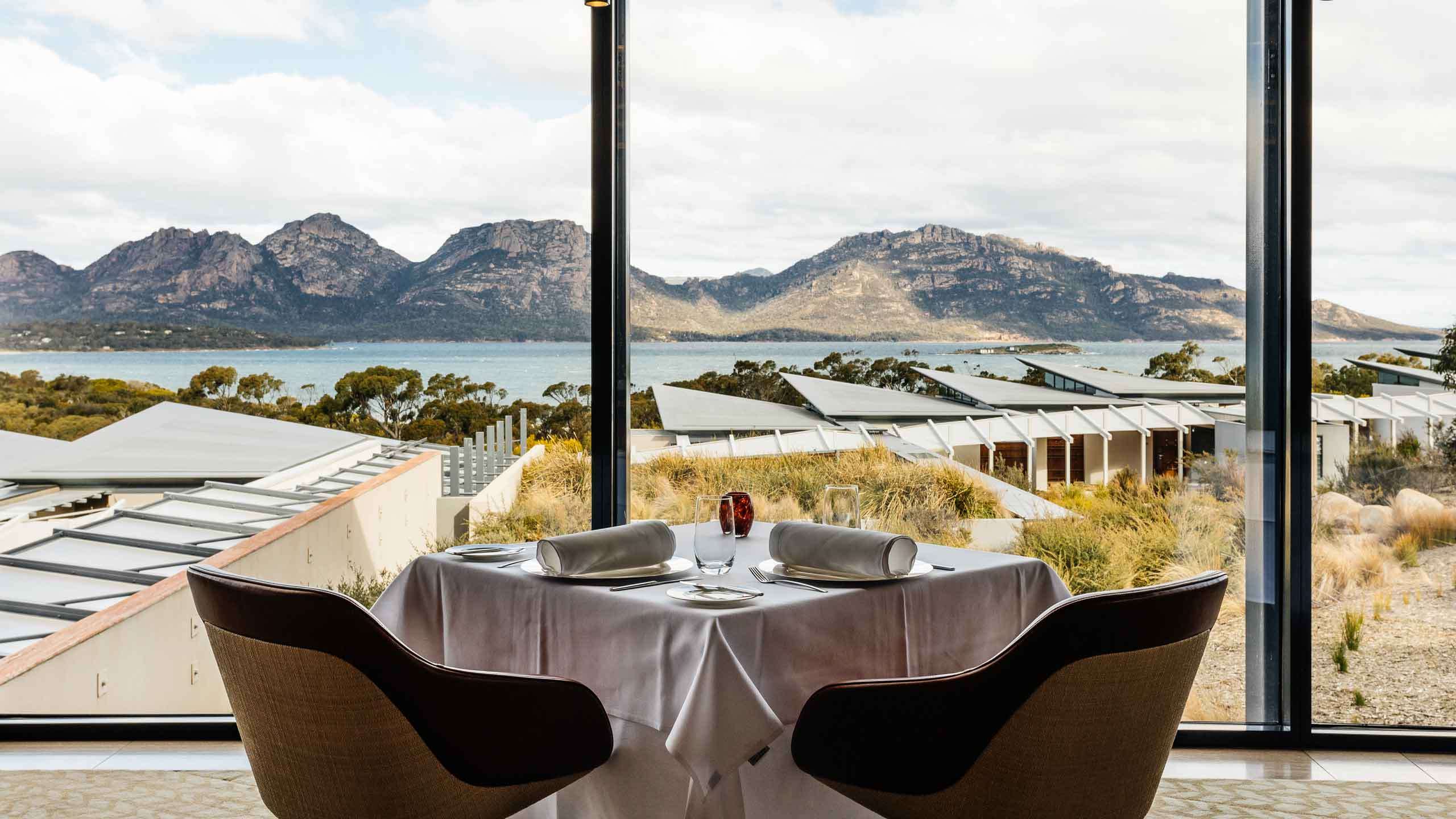 Saffire Freycinet Dining With A View Of The Hazards