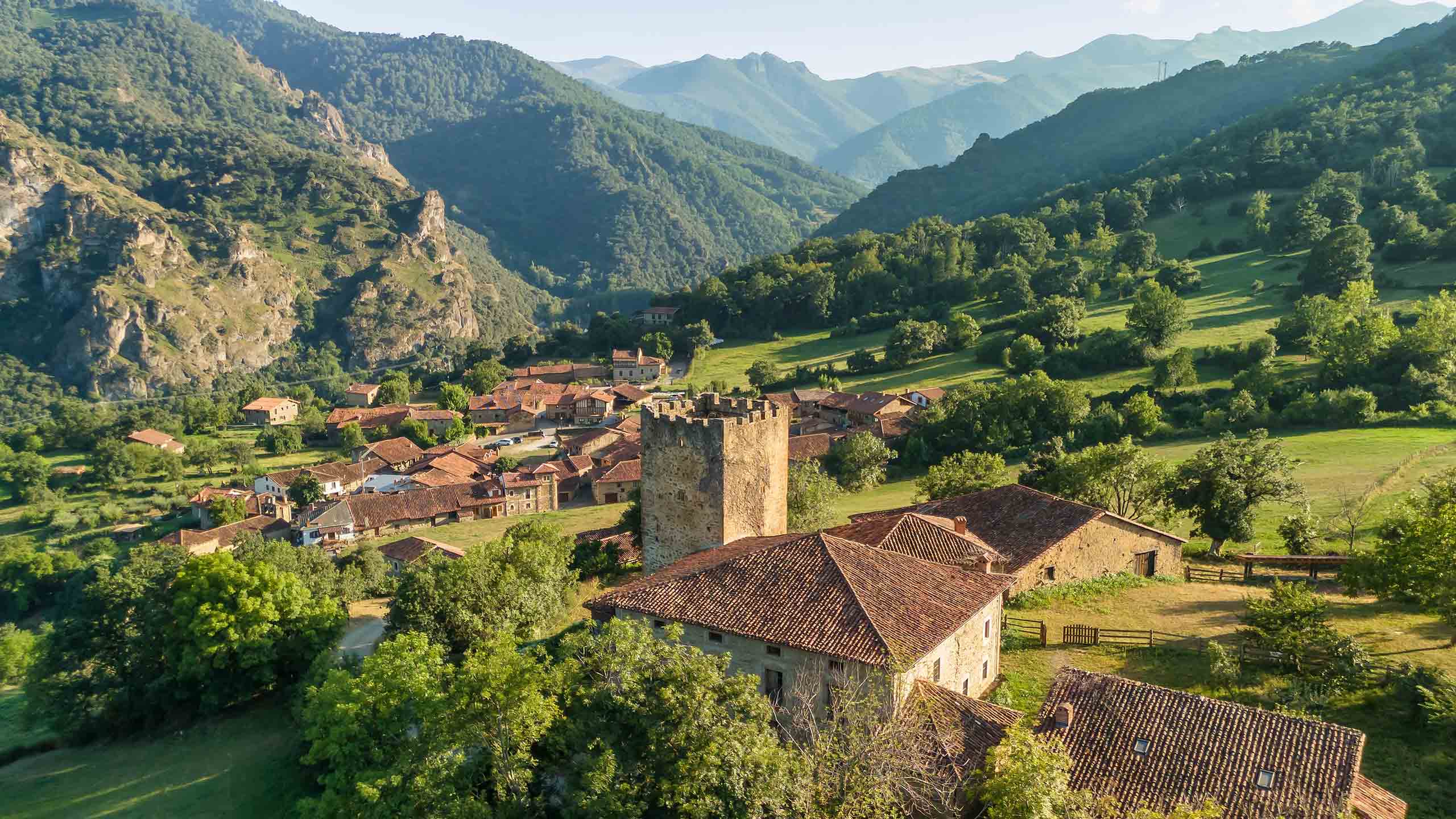 mogrovejo-medieval-and-peaks-picos-de-europa-cantabria-spain-shutterstock2646753119