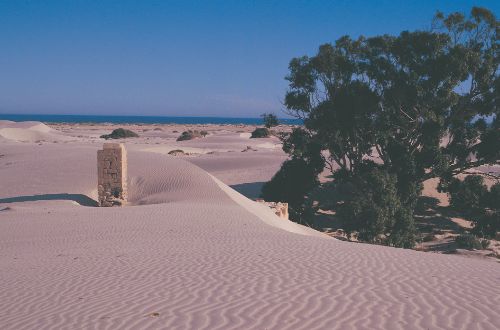 south-australia-nullarbor-plain-eucla-telegraph-station-sinking-ghost-town-sand-dunes