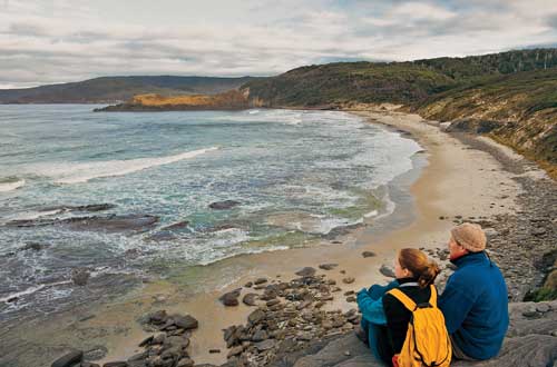 south-cape-bay-walk-beach-tasmania-australia