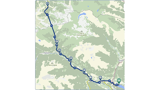bike-route-overview-stage-3-bad-gastein-to-spittal-an-der-drau-alexa