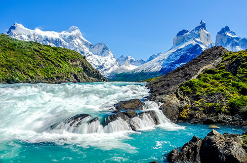 salto-grande-waterfalls-torres-de-paine-patagonia