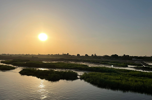 ms-darakum-nile-river-cruising-luxury-sunset