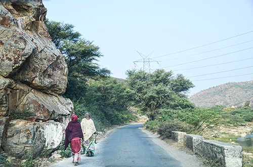 two-village-women-walking-rajasthan-india
