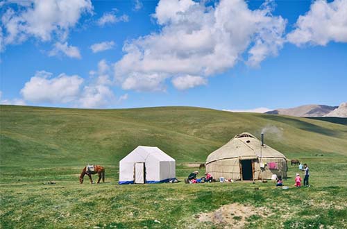 hut-landscape-kyrgyzstan
