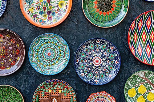 traditional-uzbek-ceramic-plates