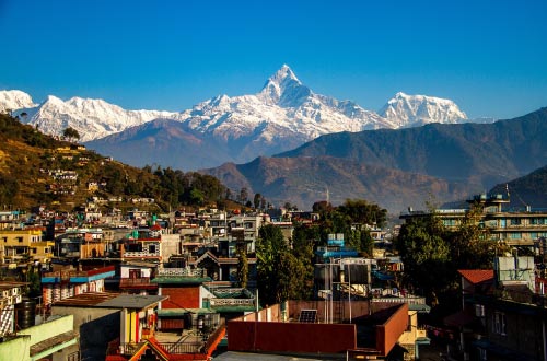 Pokhara-City-Mountains