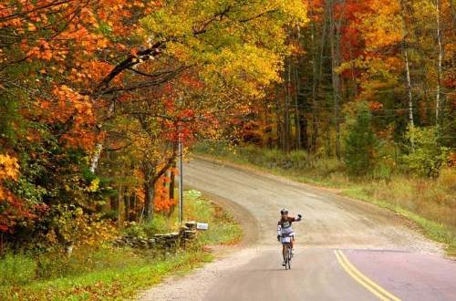 road-biker-countryside-vermont-usa