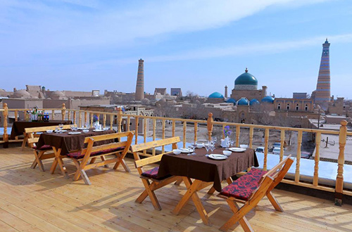 rooftop-terrace-arkanchi-hotel-khiva-uzbekistan